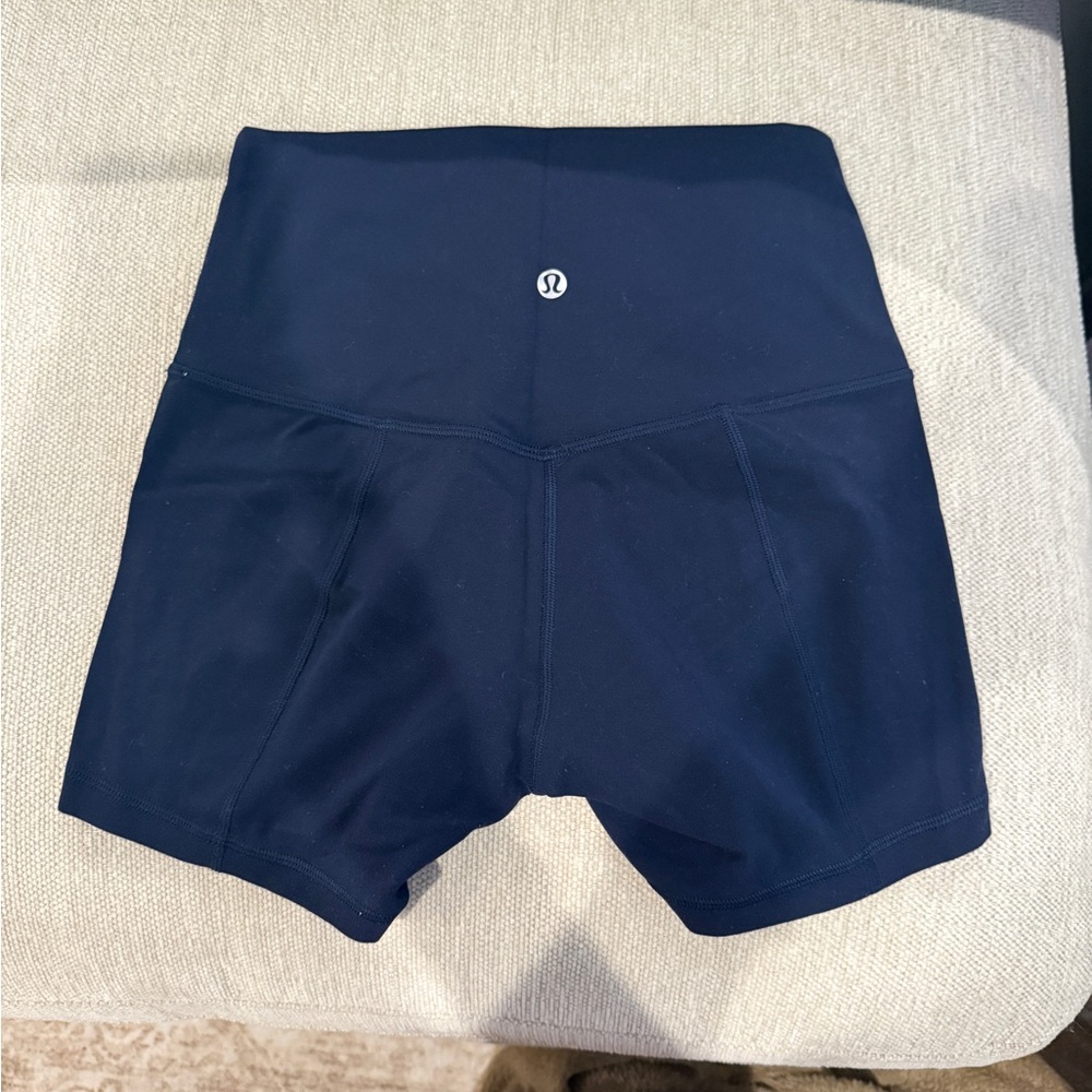 lululemon athletica Dark Blue Bike Shorts